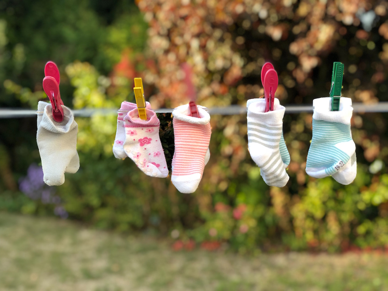 赤ちゃんの服の洗濯